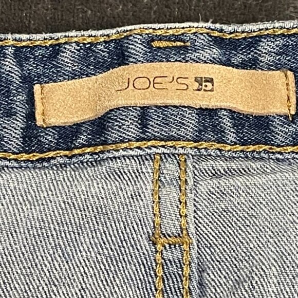 Joe's Women's Straight Leg Raw Hem Light Denim Cropped & Distressed Jeans, W27 - Picture 9 of 10